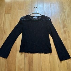 Sheer seethrough rayoncottonpolylace. So sexy & classy. Standout & be beautiful!